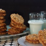 Salted-Espresso Oatmeal Sandwich Cookies with Nutella Cream