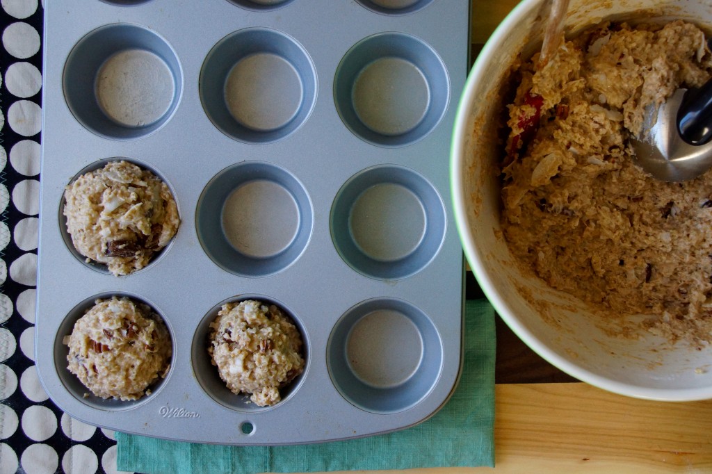 Coconut, Date & Pecan Quinoa Muffins