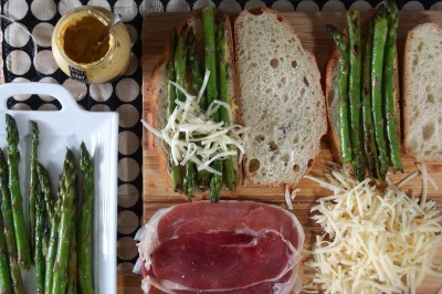 Asparagus, Fontina & Speck Ham Panini