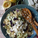 Orzo Pasta Salad with Dill, Olives & Feta