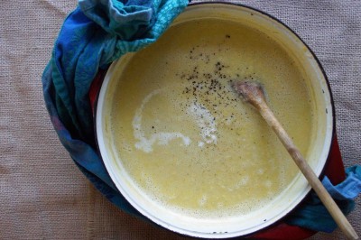 Pureed Sweet Corn Soup