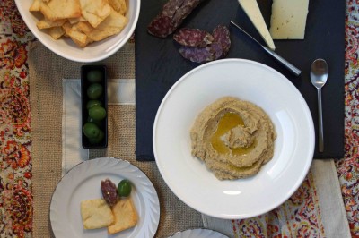 Roasted Eggplant & White Bean Dip