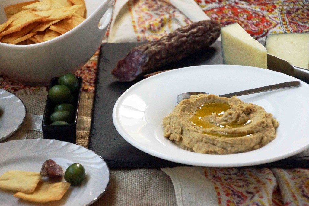 White Bean Spread with Roasted Garlic & Eggplant