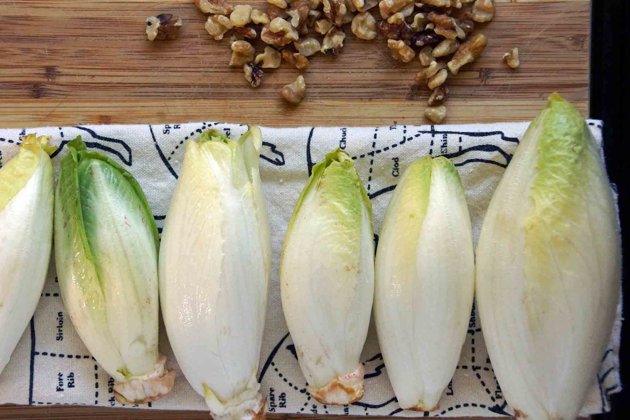 Roasted Endive with Walnut Vinaigrette strawberryplum