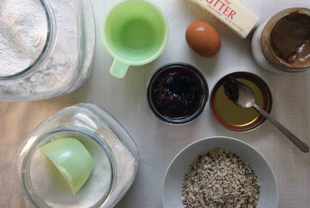 Almond Butter Thumbprint Cookie Ingredients