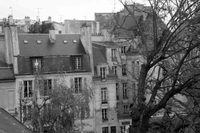 Paris Rooftops B+W