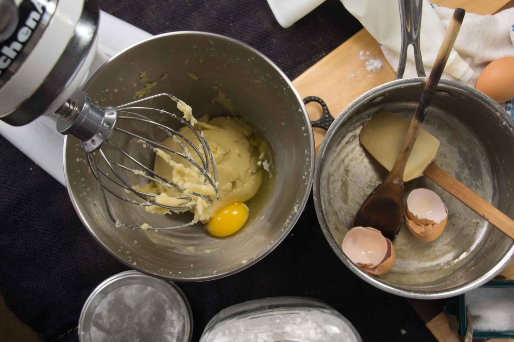 Beating Eggs into the Pate a Choux