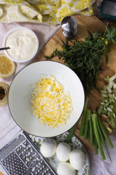 Tarragon, Scallion & Crème Fraîche Egg Salad
