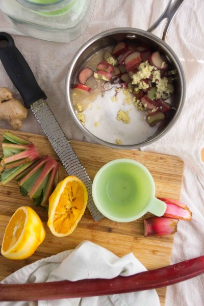 Ginger-Rhubarb Sauce